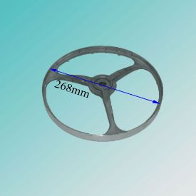 تصویر فلكه راكد سپهرالكتريک كونيک 268mm